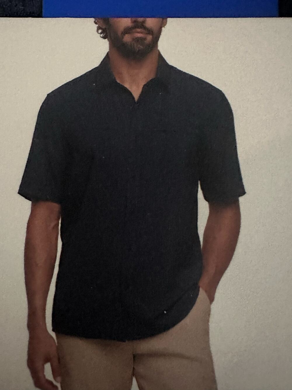 Orvis Men's L Short Sleeve Tech Shirt Blue UPF 30+ Quick Dry NWT Zip Pocket